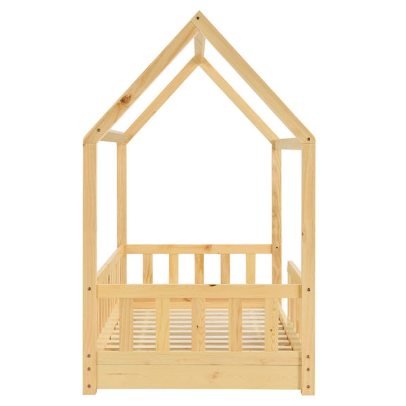 Kinderbed Marli - 90 x 200 cm - Houtkleur - Afbeelding 5