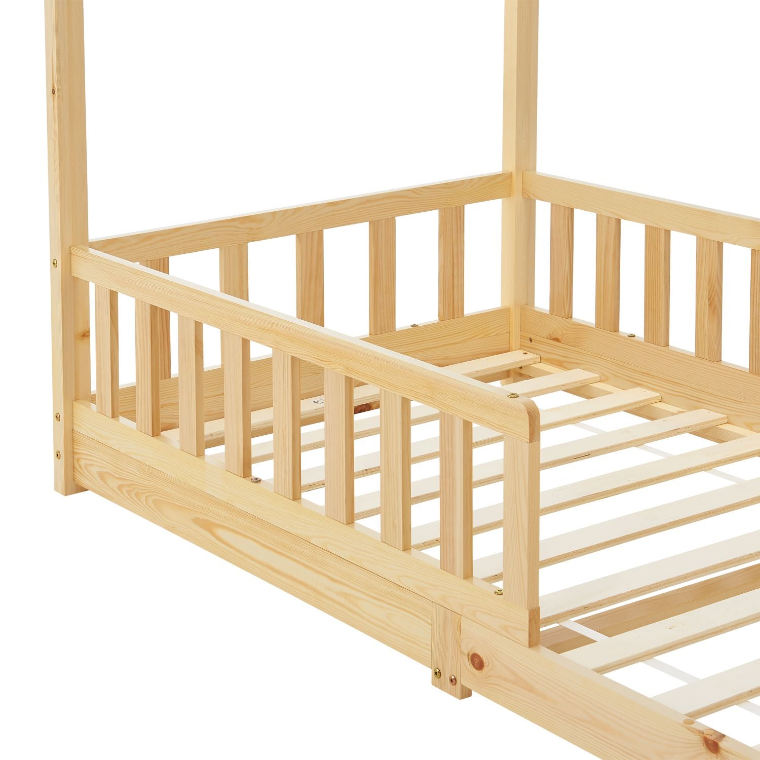 Kinderbed Marli - 90 x 200 cm - Houtkleur