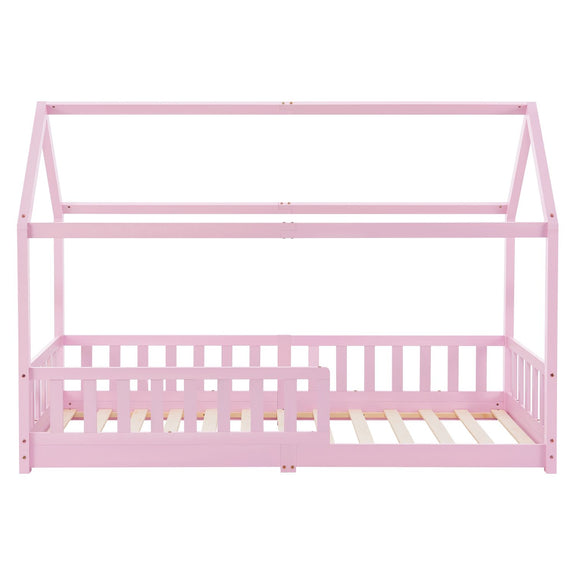 Kinderbed Marli - 90 x 200 cm - Roze - Afbeelding 4