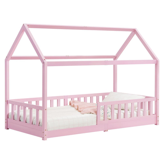 Kinderbed Marli - 90 x 200 cm - Roze - Afbeelding 6
