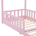 Kinderbed Marli - 90 x 200 cm - Roze