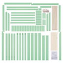 Kinderbed Marli - 90 x 200 cm - Mint