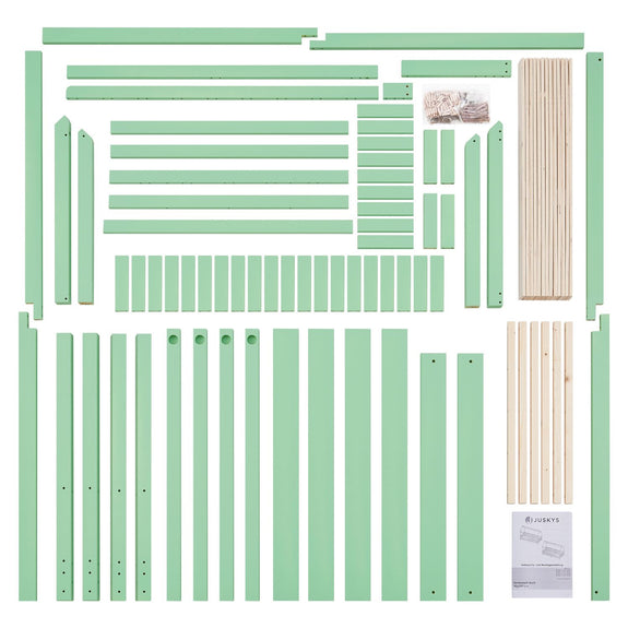 Kinderbed Marli - 90 x 200 cm - Mint - Afbeelding 11