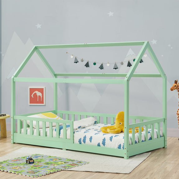 Kinderbed Marli - 90 x 200 cm - Mint - Afbeelding 2