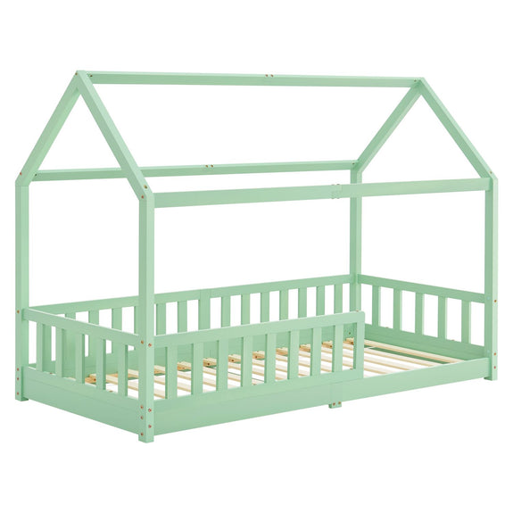 Kinderbed Marli - 90 x 200 cm - Mint - Afbeelding 1