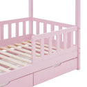Kinderbed Marli - 90 x 200 cm - Roze - Incl. lades