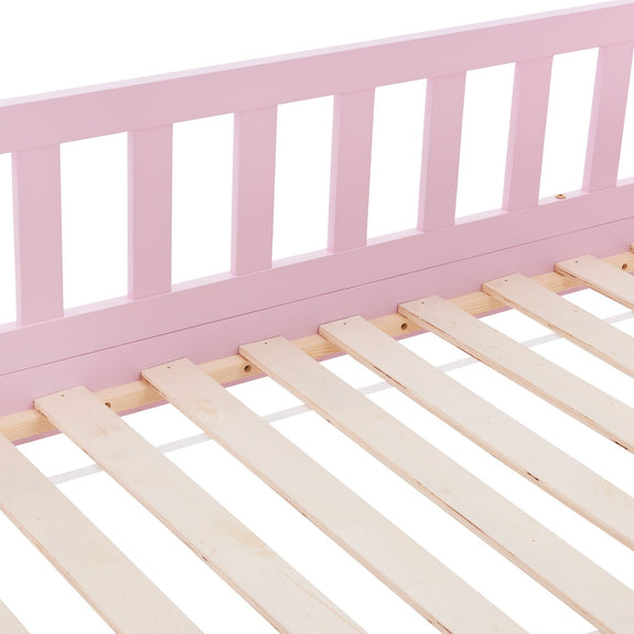 Kinderbed Marli - 90 x 200 cm - Roze - Incl. lades - Afbeelding 12