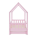 Kinderbed Marli - 90 x 200 cm - Roze - Incl. lades