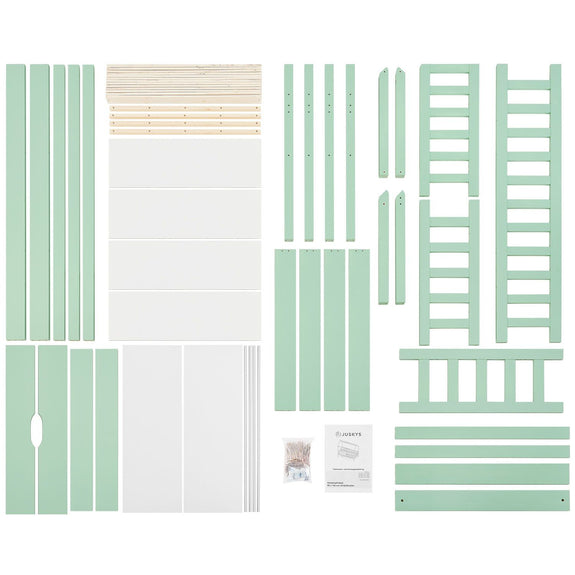 Kinderbed Marli - 90 x 200 cm - Mint - Incl. lades - Afbeelding 15