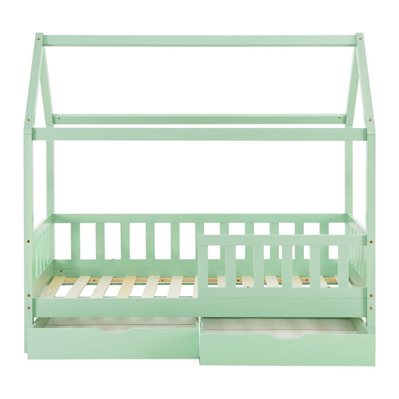Kinderbed Marli - 90 x 200 cm - Mint - Incl. lades - Afbeelding 3