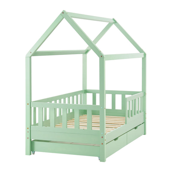 Kinderbed Marli - 90 x 200 cm - Mint - Incl. lades - Afbeelding 7