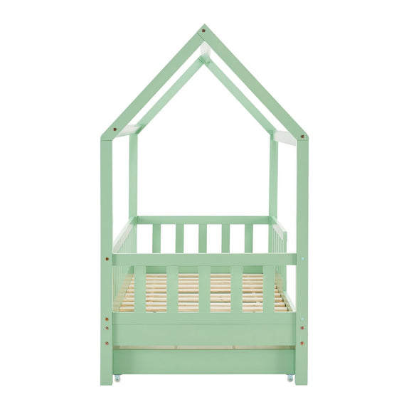 Kinderbed Marli - 90 x 200 cm - Mint - Incl. lades - Afbeelding 8