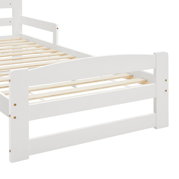 Jeugdbed / Kinderbed Arona - 90 x 200 cm - Wit - Afbeelding 6