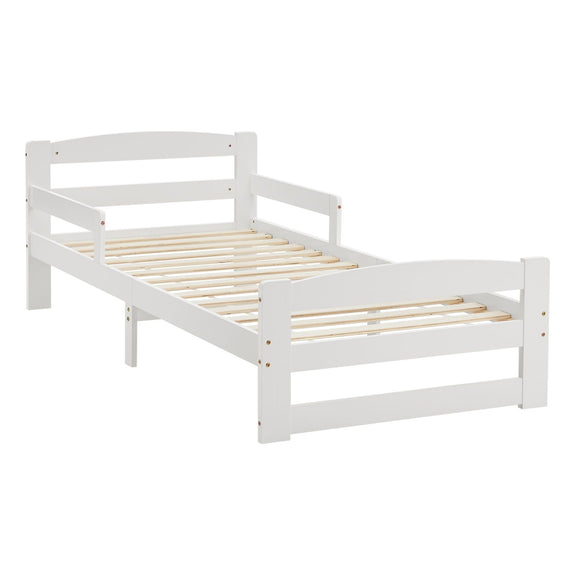 Jeugdbed / Kinderbed Arona - 90 x 200 cm - Wit - Afbeelding 1