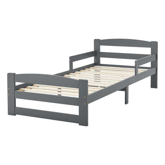 Jeugdbed / Kinderbed Arona - 90 x 200 cm - Grijs - Afbeelding 3