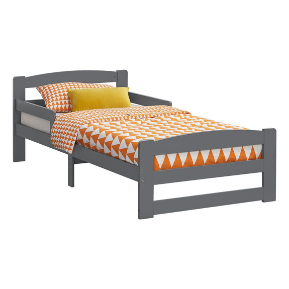 Jeugdbed / Kinderbed Arona - 90 x 200 cm - Grijs - Afbeelding 7