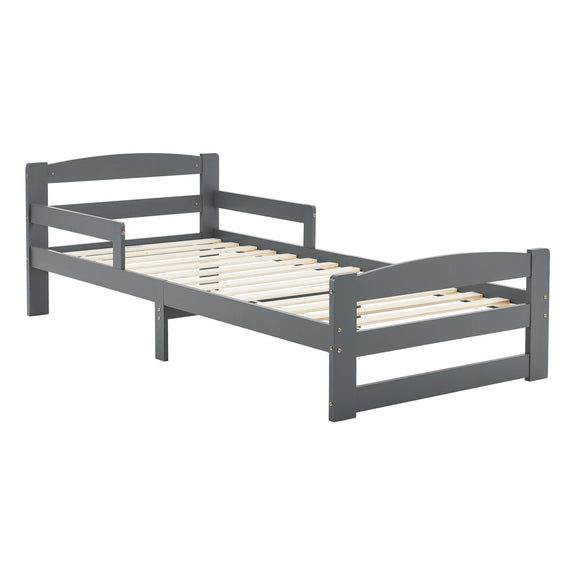 Jeugdbed / Kinderbed Arona - 90 x 200 cm - Grijs - Afbeelding 1