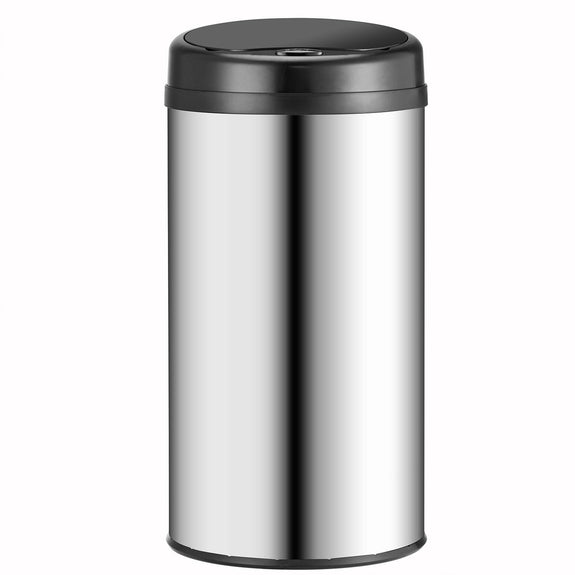 Automatische Prullenbak / Afvalemmer / Sensorprullenbak - 40 Liter - Zilver - Rond - Afbeelding 4