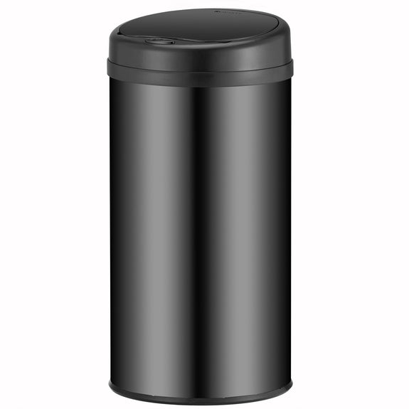 Automatische Prullenbak / Afvalemmer / Sensorprullenbak - 40 Liter - Zwart - Rond - Afbeelding 3