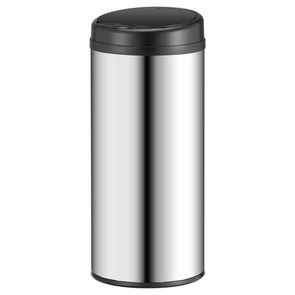 Automatische Prullenbak / Afvalemmer / Sensorprullenbak - 50 Liter - Zilver - Rond - Afbeelding 3