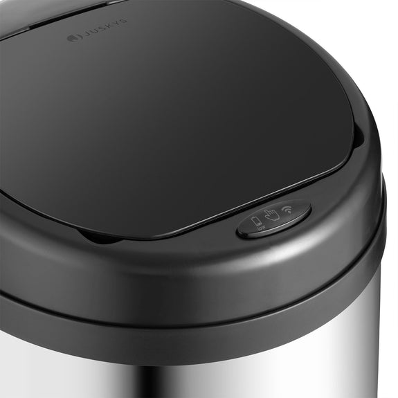 Automatische Prullenbak / Afvalemmer / Sensorprullenbak - 50 Liter - Zilver - Rond - Afbeelding 8