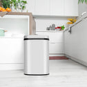 Automatische Prullenbak / Afvalemmer / Sensorprullenbak - 50 Liter - Wit - Rechthoek