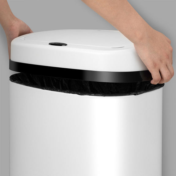 Automatische Prullenbak / Afvalemmer / Sensorprullenbak - 50 Liter - Wit - Rechthoek - Afbeelding 7