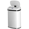 Automatische Prullenbak / Afvalemmer / Sensorprullenbak - 50 Liter - Wit - Rechthoek