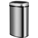 Automatische Prullenbak / Afvalemmer / Sensorprullenbak - 60 Liter - Zilver - Rechthoek
