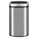 Automatische Prullenbak / Afvalemmer / Sensorprullenbak - 60 Liter - Zilver - Rechthoek