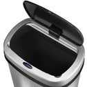 Automatische Prullenbak / Afvalemmer / Sensorprullenbak - 60 Liter - Zilver - Rechthoek
