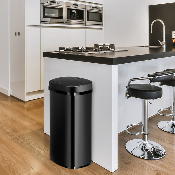 FlinQ Swing sensor prullenbak 60 liter Zwart | Beste Prijs FlinQ Swing sensor prullenbak 60 liter Zwart | Beste Prijs