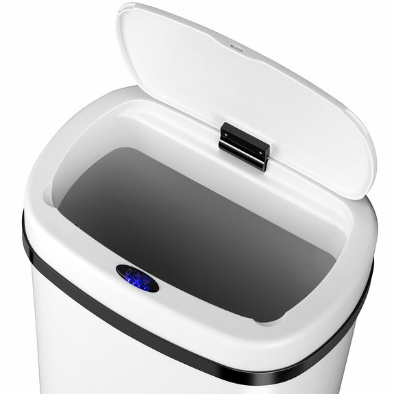 Automatische Prullenbak / Afvalemmer / Sensorprullenbak - 70 Liter - Wit - Rechthoek - Afbeelding 2