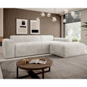 Gestoffeerde Hoekbank Vals Rechts - 250 x 183 x 71 cm - Beige