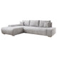 Hoekbank / Zitbank / Slaapbank Iseo - L-Vorm - 260 x 180 x 81 cm - Lichtgrijs - Incl. Kussens