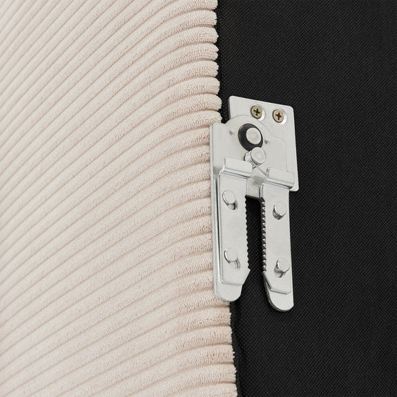 Modulaire Bank / Zitbank Domas S - Beige - Corduroy bekleding - Afbeelding 13