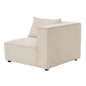 Modulaire Bank / Zitbank Domas S - Beige - Corduroy bekleding