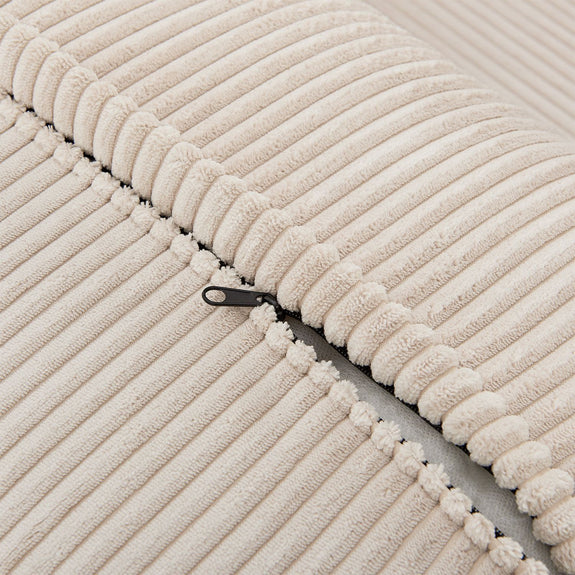 Modulaire Bank / Zitbank Domas S - Beige - Corduroy bekleding - Afbeelding 10