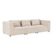 Modulaire Bank / Zitbank Domas M - Beige - Corduroy bekleding
