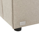 Modulaire Bank / Zitbank Domas S - Beige - Stoffen bekleding