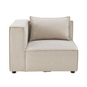 Modulaire Bank / Zitbank Domas S - Beige - Stoffen bekleding