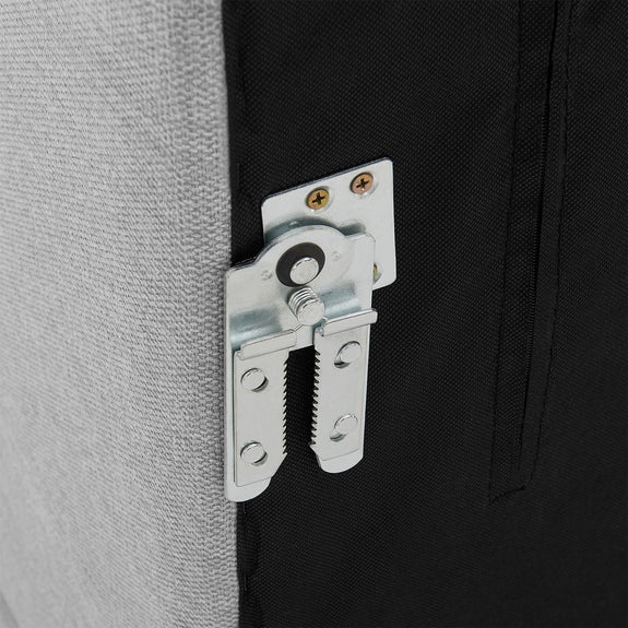 Modulaire Bank / Zitbank Domas S - Licht grijs - Stoffen bekleding - Afbeelding 13