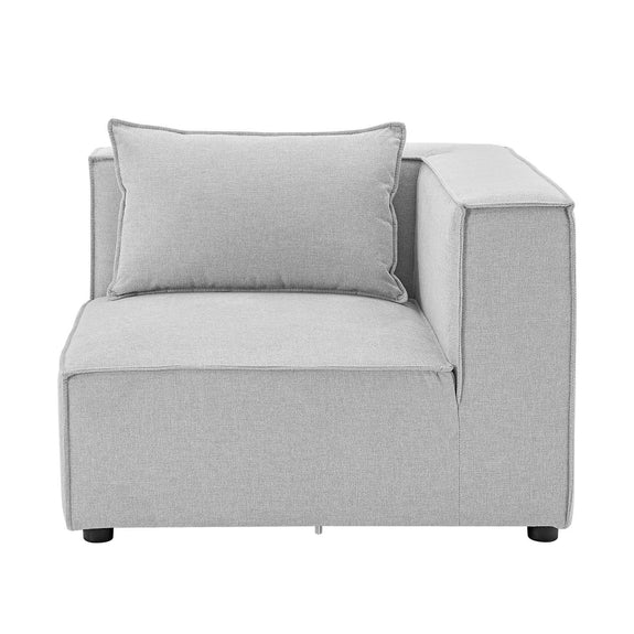 Modulaire Bank / Zitbank Domas S - Licht grijs - Stoffen bekleding - Afbeelding 4