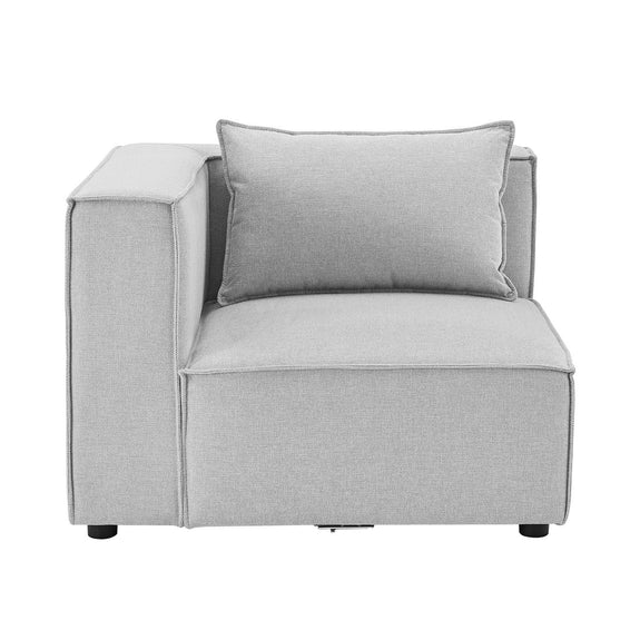 Modulaire Bank / Zitbank Domas S - Licht grijs - Stoffen bekleding - Afbeelding 6