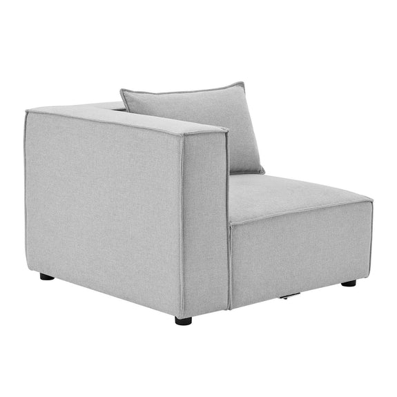 Modulaire Bank / Zitbank Domas S - Licht grijs - Stoffen bekleding - Afbeelding 7