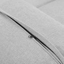 Modulaire Bank / Hoekbank Domas L - Lichtgrijs - Stoffen bekleding