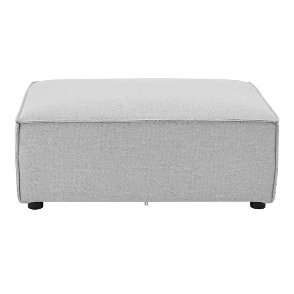 Modulaire Bank / Hoekbank Domas L - Lichtgrijs - Stoffen bekleding - Afbeelding 8