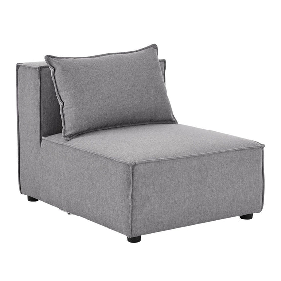 Modulaire Bank / Hoekbank Domas L - Donkergrijs - Stoffen bekleding - Afbeelding 11