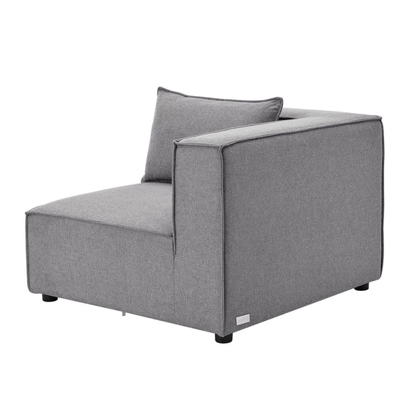 Modulaire Bank / Hoekbank Domas L - Donkergrijs - Stoffen bekleding - Afbeelding 5