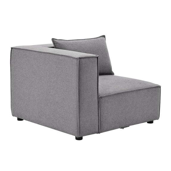 Modulaire Bank / Hoekbank Domas L - Donkergrijs - Stoffen bekleding - Afbeelding 7